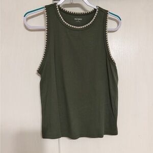 Old Navy Dark Green Sleeveless Top